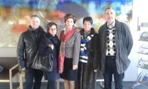 v.l.n.r.: Erwin und Andrea Knoll, Hausleiterin Veronika Karner, Johanna und Michael Grimm