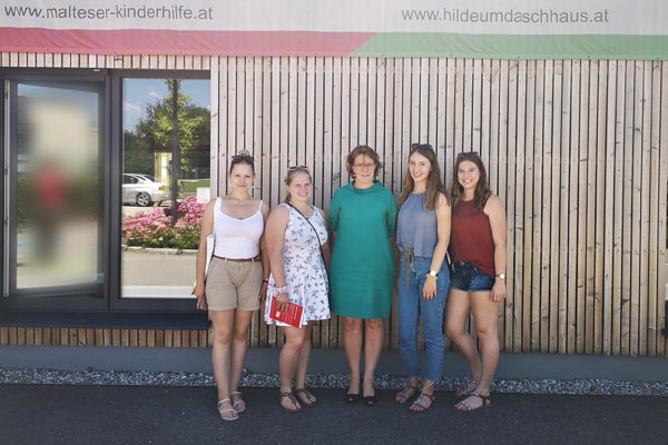 Besuch Schüler der HLW Steyr Veranstaltung Malteser Kinderhilfe Hilde Umdasch Haus MKH HUH